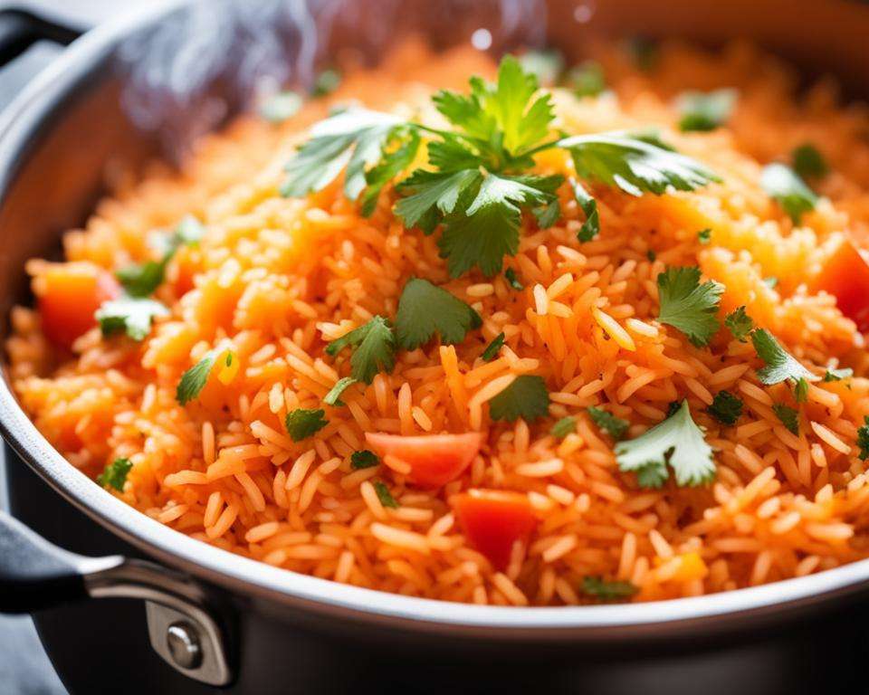 Mexican Rice with tomatoes