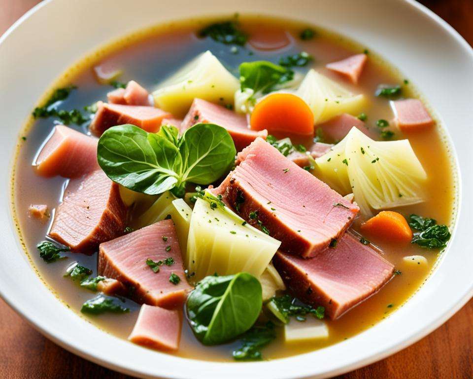 ham soup with cabbage